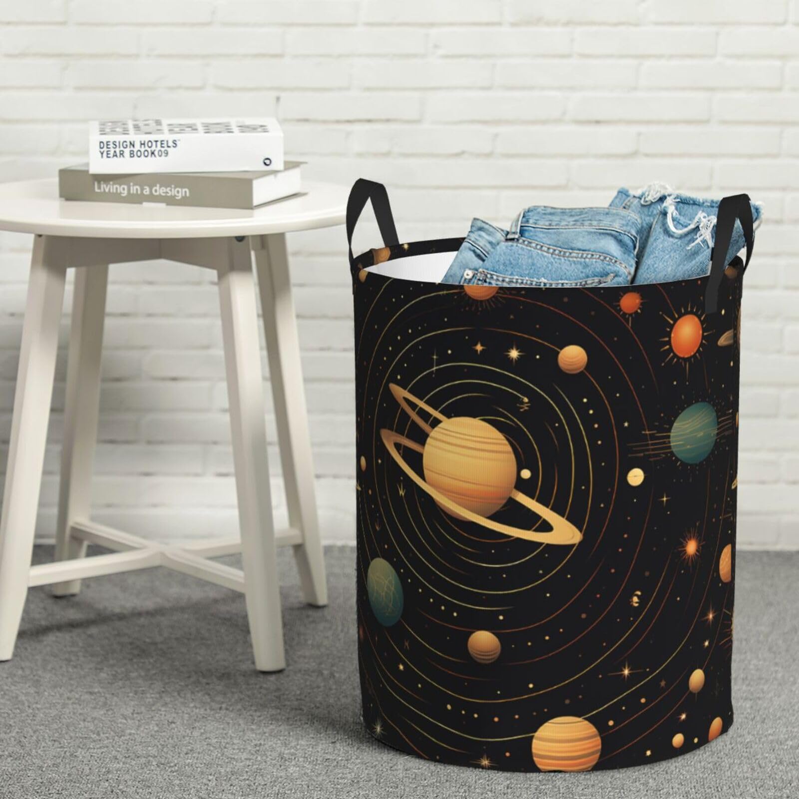 Grand panier à linge sale pour organiser les jouets et couvertures