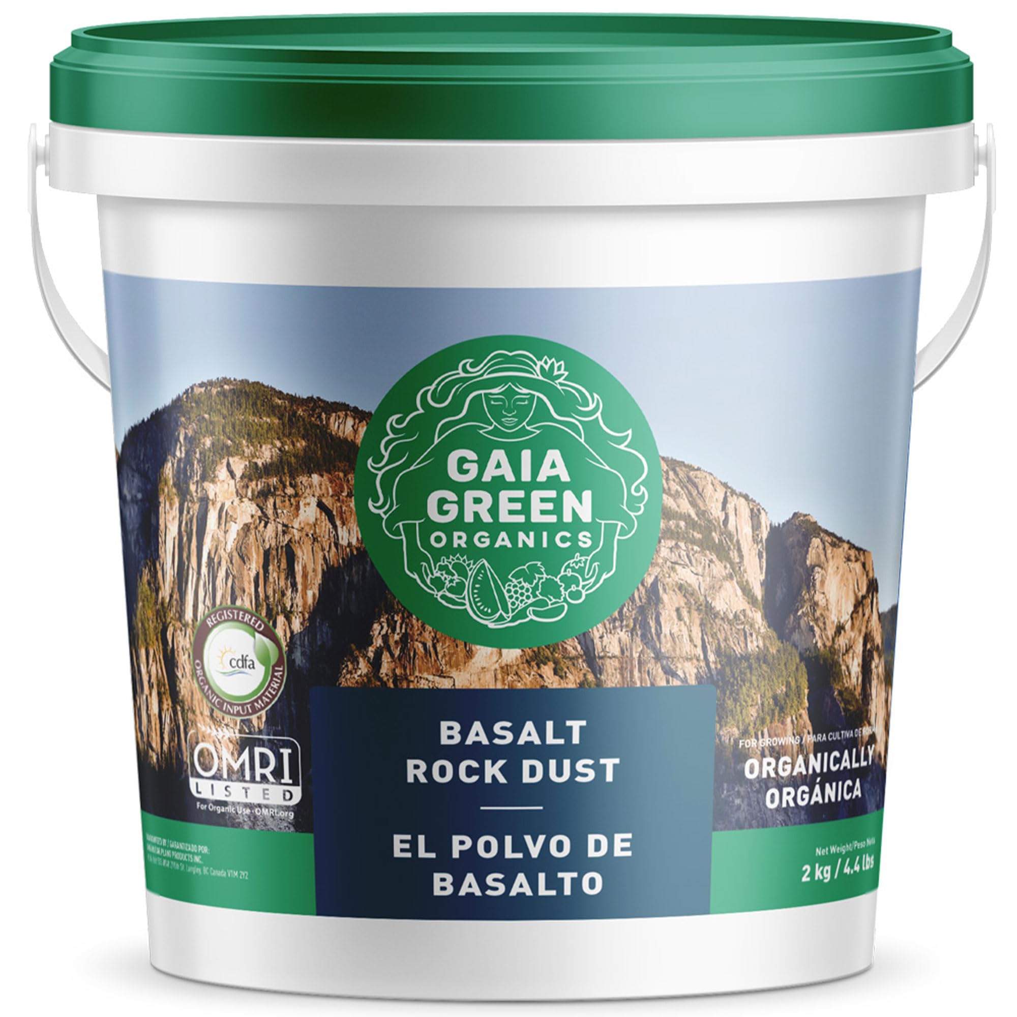Gaia Green Basalt Rock Dust, 2 kg