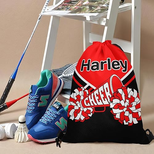 Miniatura 3 de Cheerleaders - Bolsas impermeables con cordón y nombre para deportes, gimnasio, viajes, natación, playa, Mochila 3, Classic