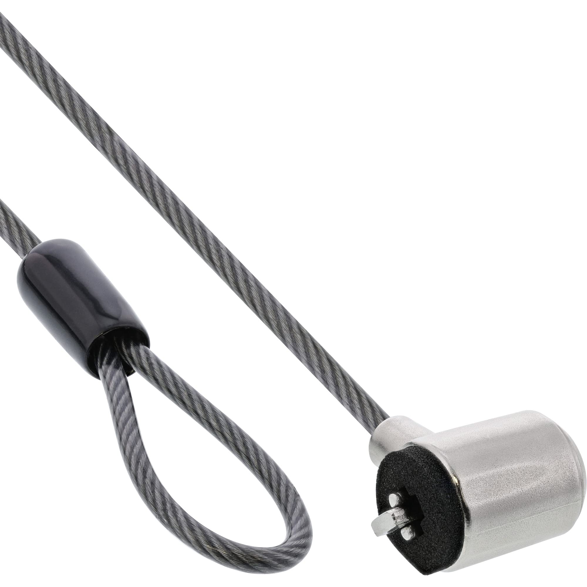 InLine 55715 Notebook Sicherheitsschloss, mit Schlüssel, 4,4mm x 1,5m
