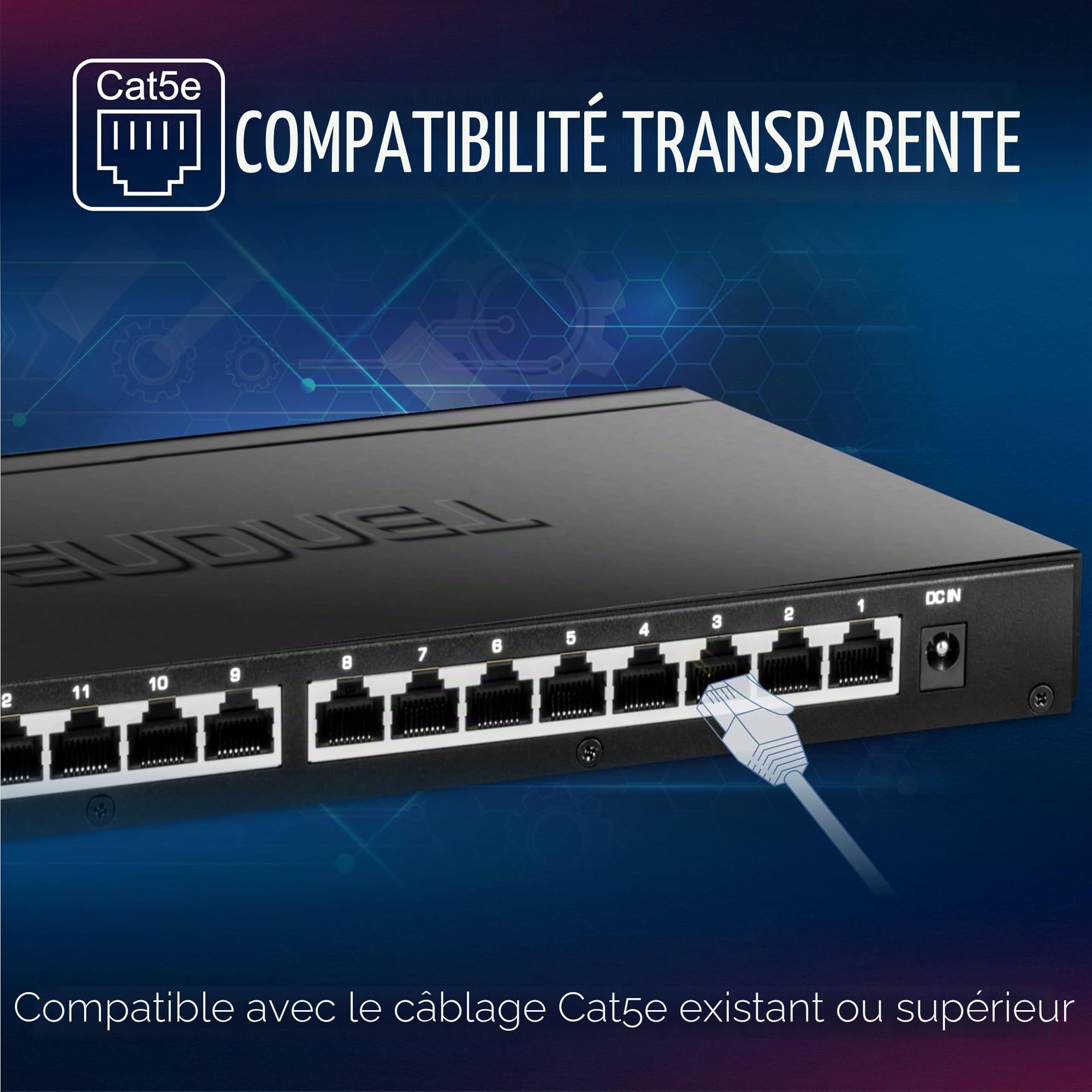 Trendnet 16-Port Unmanaged 2.5g Desktop (teG-S3160)