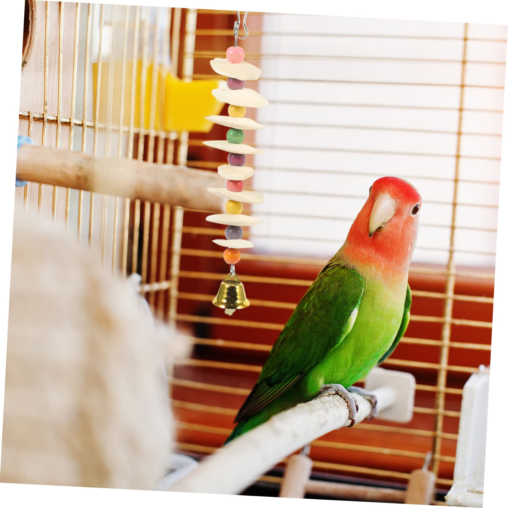 POPETPOP 4pièces Jouet à Mâcher pour Perroquets De Seiche Accessoire Ludique pour Oiseaux pour Divertir Et Relaxer Vos Oiseaux De Compagnie