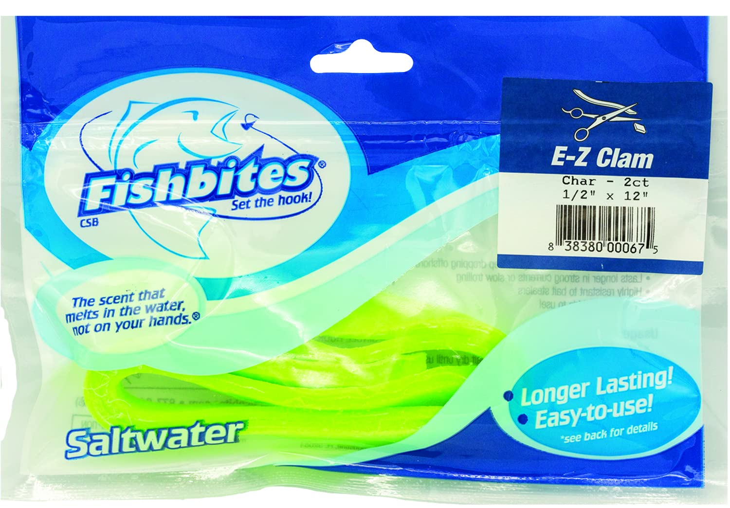 Fishbites® E-Z Clam - Longer Lasting