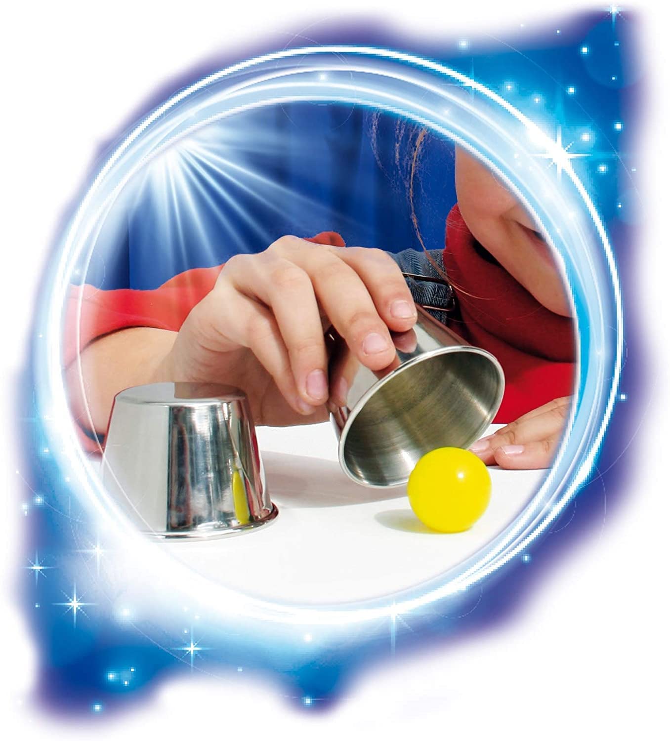 Clementoni Ehrlich Brothers Secrets of Magic - Zauberkasten für Kinder ab 7 Jahren - Magisches Equipment für 30 verblüffende Zaubertricks inkl. 3D Erklärvideos 59312