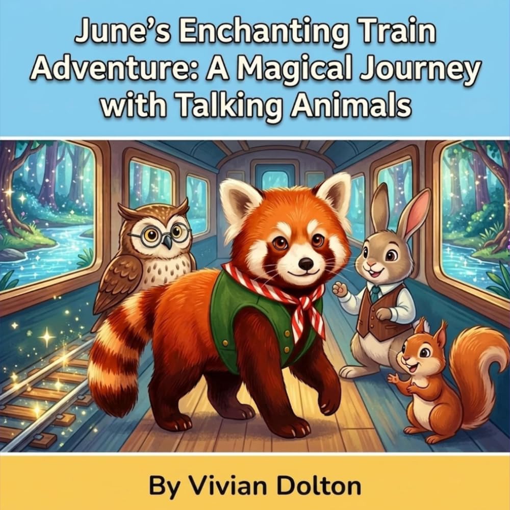 June's Enchanting Train Adventure: A Magical Journey with Talking Animals