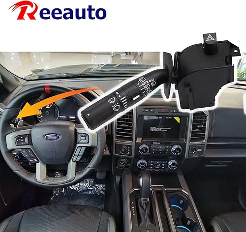 Miniatura 7 de Interruptor de señal de giro multifunción para faros delanteros, interruptor del limpiaparabrisas compatible con 02-05 Explorer | 03-06 Expedition,