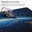 Fixily Extra Large Gaming Mouse Pad Designer, Extended XXL Desk Mat with Stitched Edges, Aviation Themed Computer PC, Computer, Laptop Mousepad 300x800x2mm (Earth) gallery image