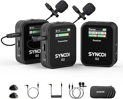 Microfono wireless Synco G2 A2 per video e live