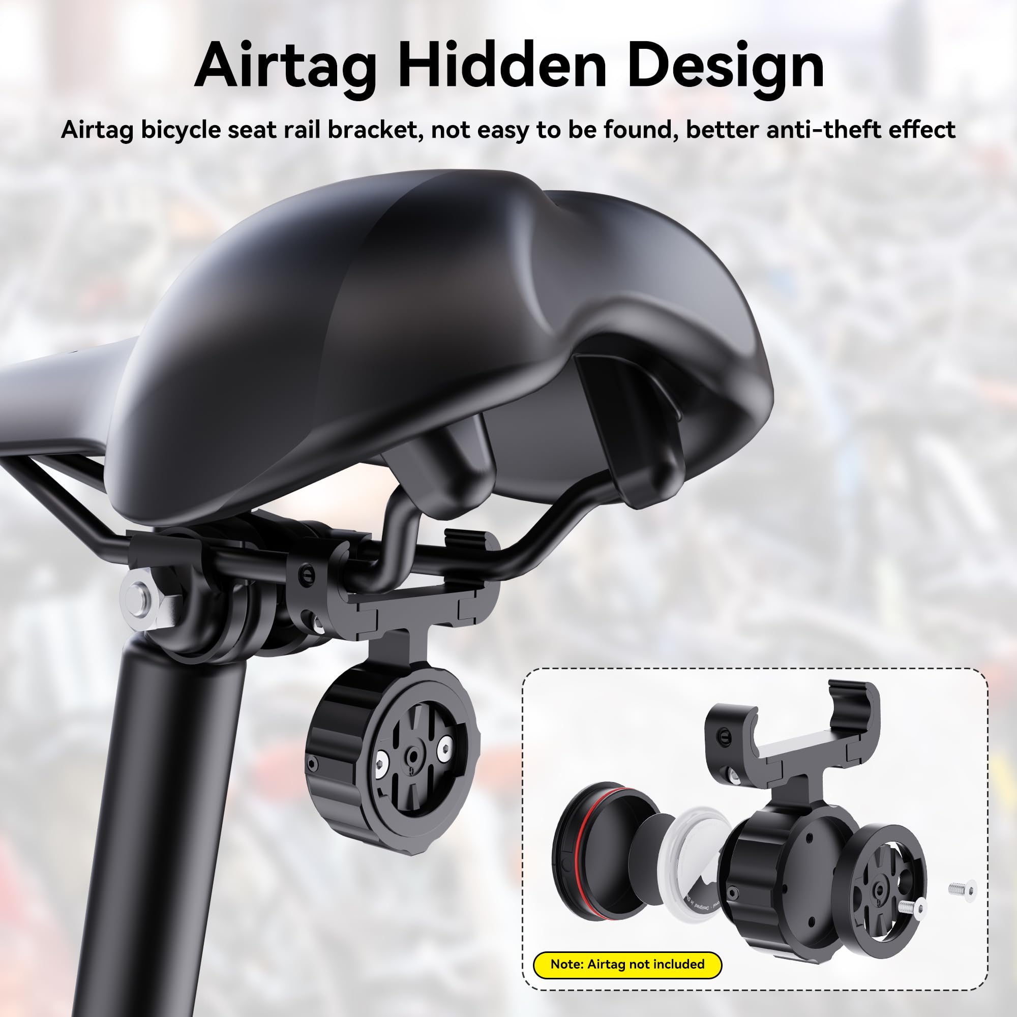 Amazon.co.jp: シートレールマウント Garmin Varia & Airtag バイク