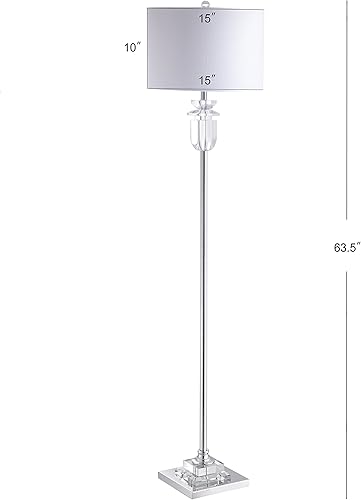 Miniatura 3 de JONATHAN Y JYL1046A Aria - Lámpara de pie LED de cristal y metal de 63 pulgadas, contemporánea, glamour, transicional para dormitorios, sala de