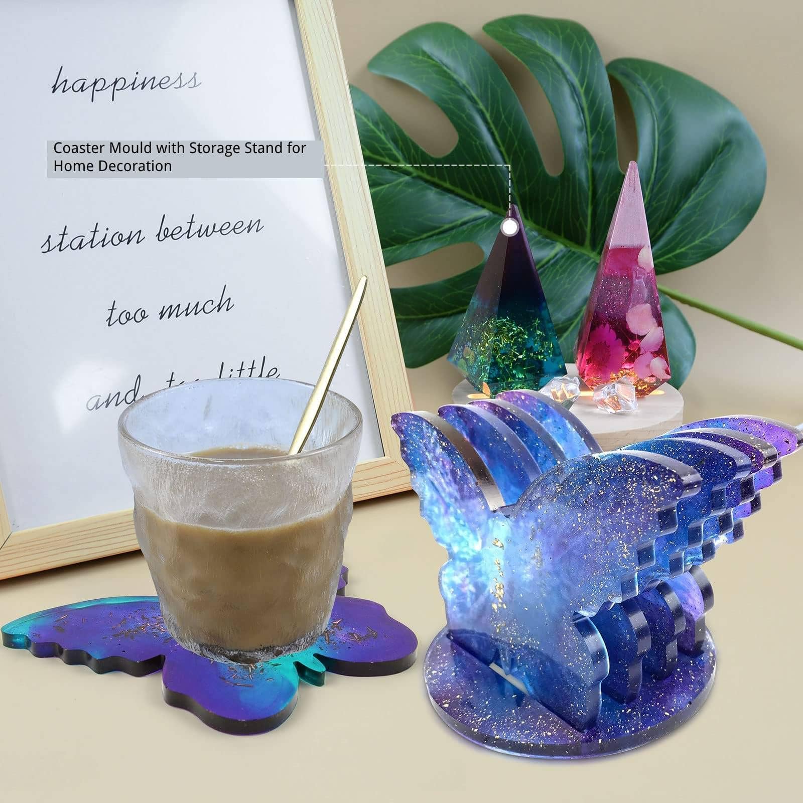 Lot De 2 Moules En Silicone En Forme De Fleur Pour Bougies Et Savons 3D