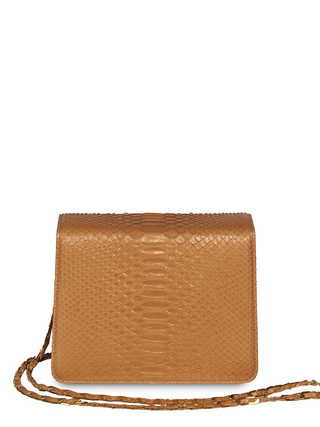 Laurel Genuine Python Shoulder Bag
