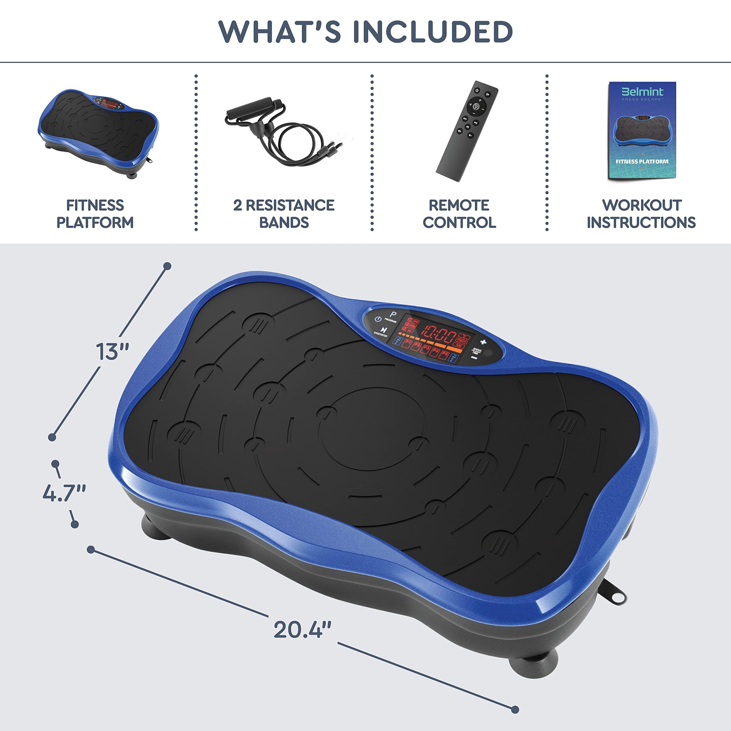 Vibration Plate Exercise Machine Lymphatic Drainage Machine w 2