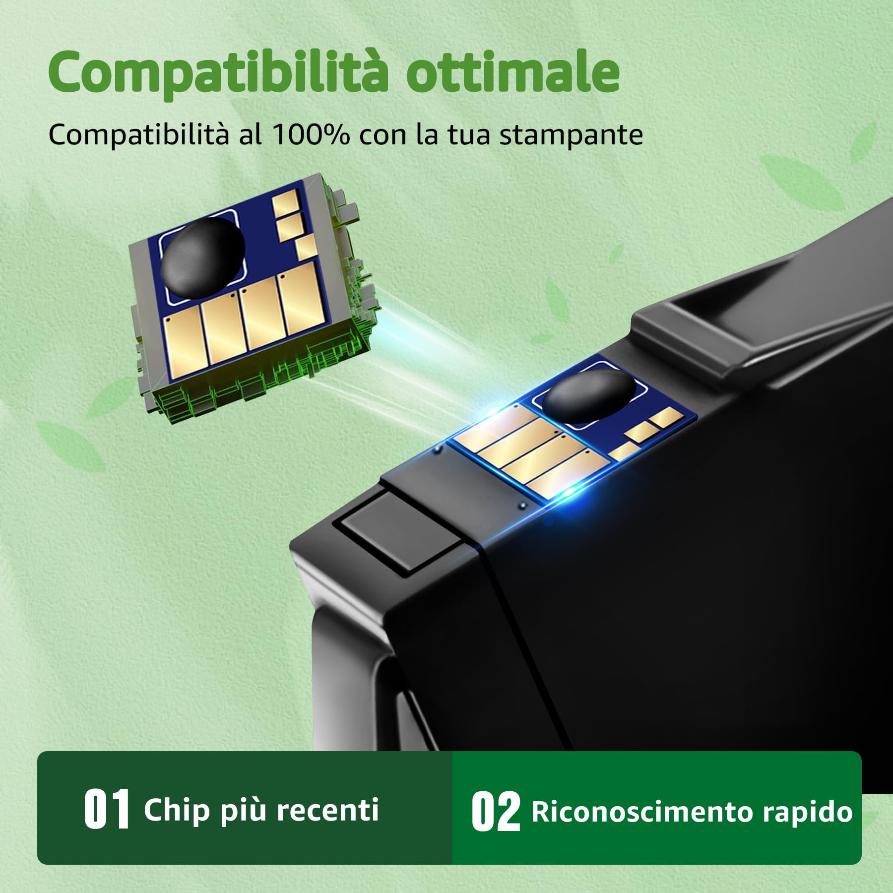 GREENSKY Cartucce 603 XL Compatibili per Epson 603 XL Cartucce per Epson 603XL per Expression Home XP2100 XP3100 XP4100 XP2150 per Workforce WF-2810 WF-2830 WF-2820 Stampante(Confezione da 10)