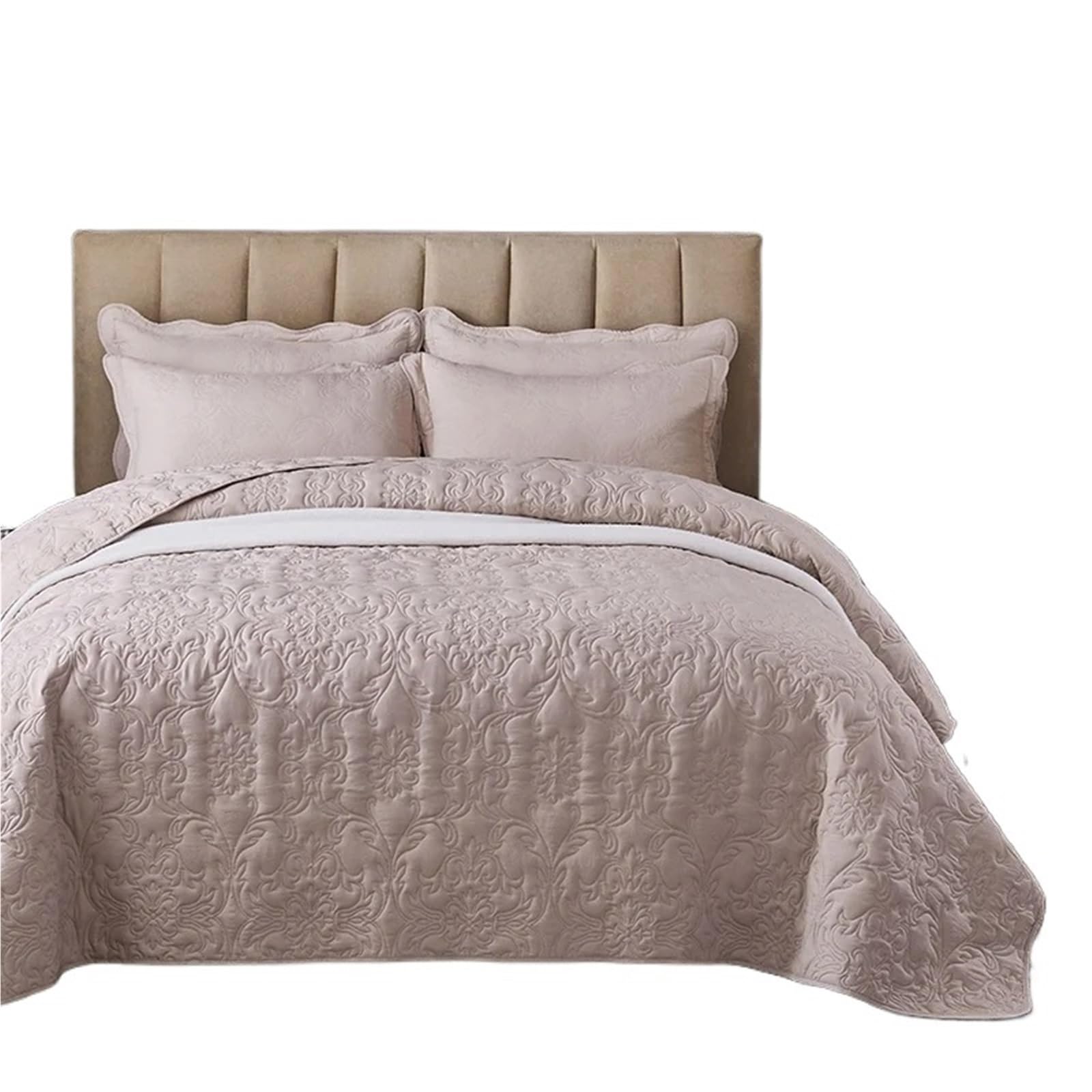 DAJGRHE Bedspread Quilted Bed Cover 220x240cm Coverlet King Size(Color 4,1pc 220x240cm)