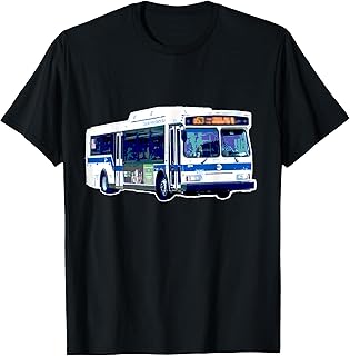 Empire State NY Co Funky Retro NYC MTA Bus Transit Driver New York City T-Shirt