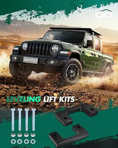 Miniatura 7 de SCITOO Elevadores de 1.5 pulgadas Kit de elevación de nivelación delantera para Chevy 1.5 pulgadas Espaciador de puntal de elevación compatible con