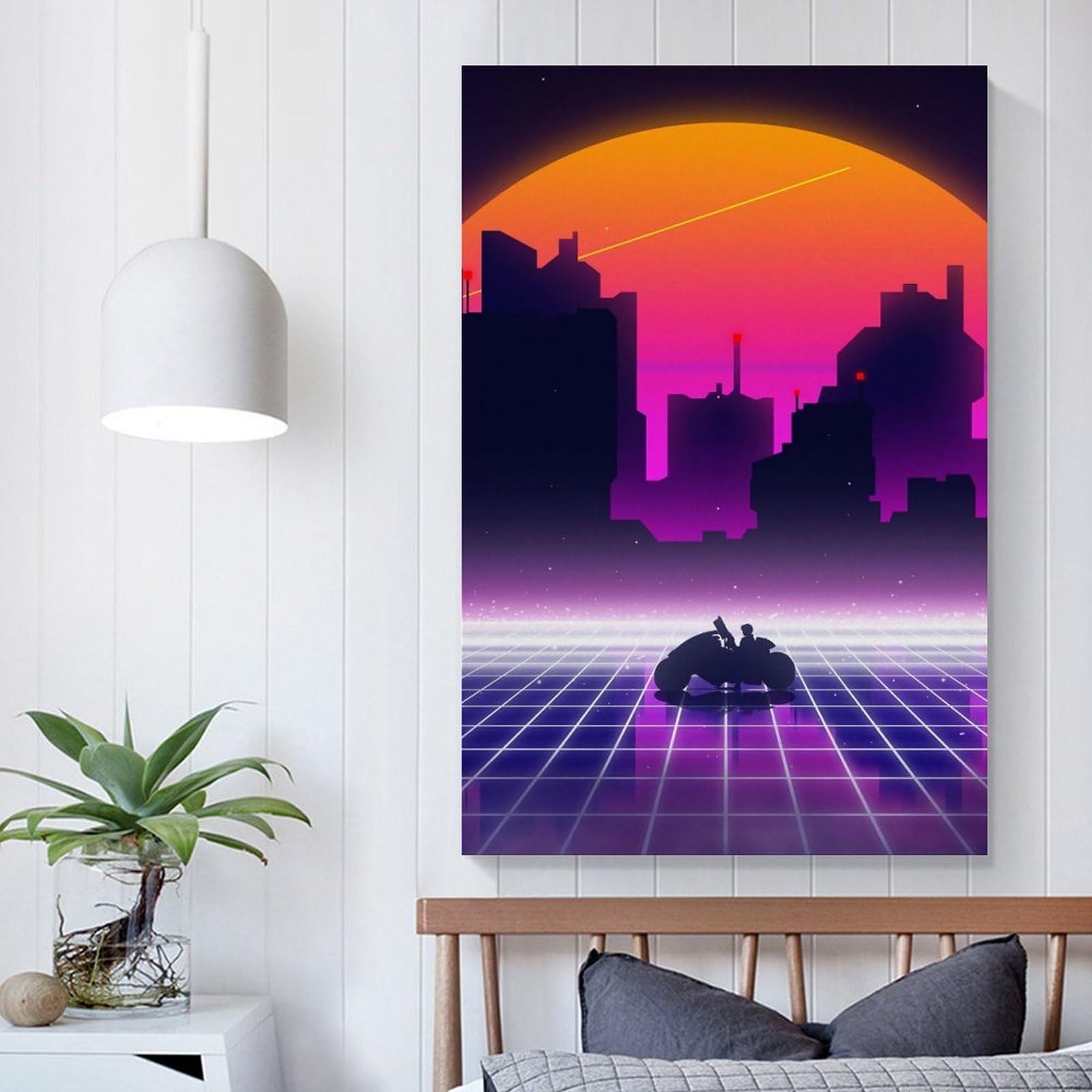 Amazon.com: XMCKA Akira Retrowave Night City Vaporwave Poster