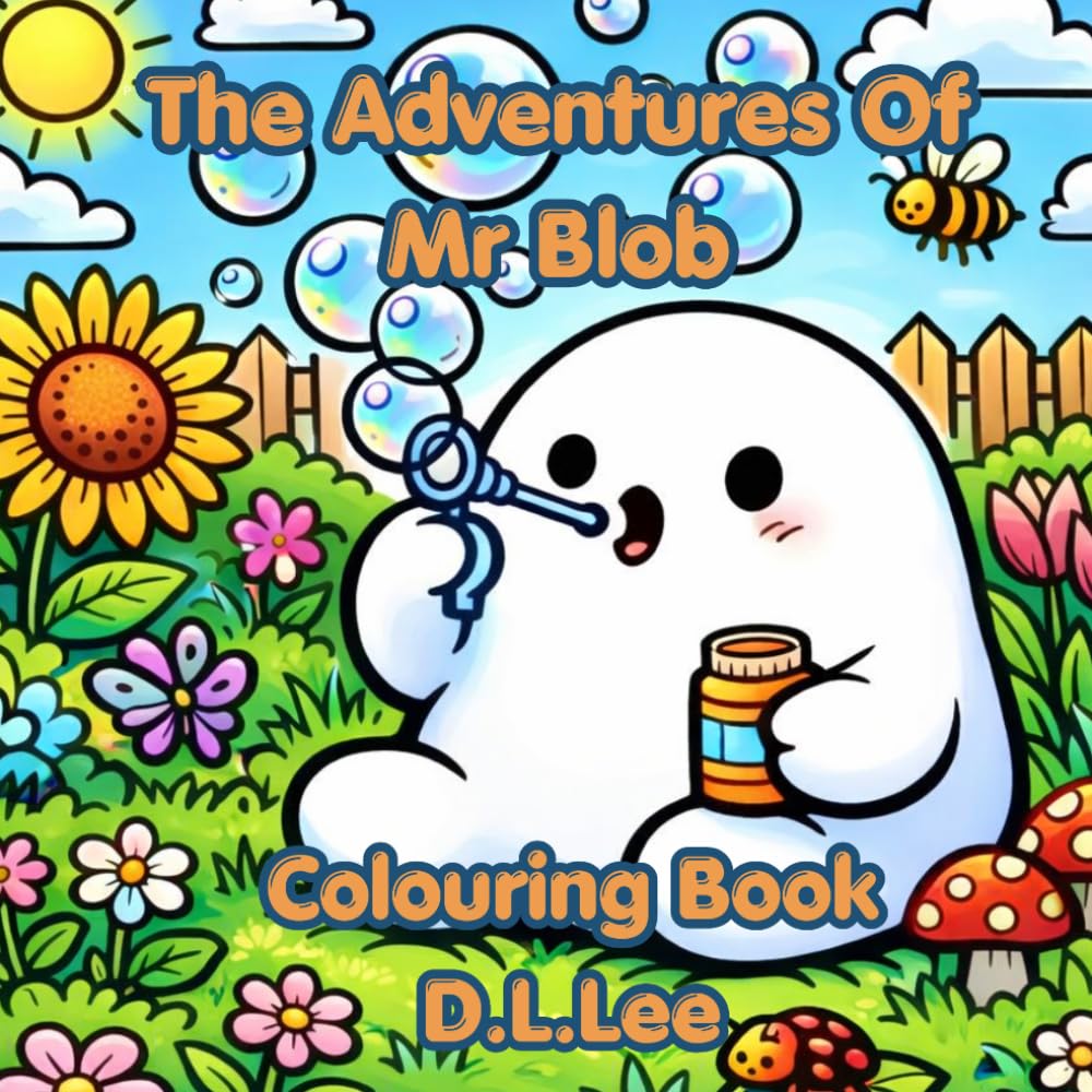 Adventures of Mr Blob: Colouring book
