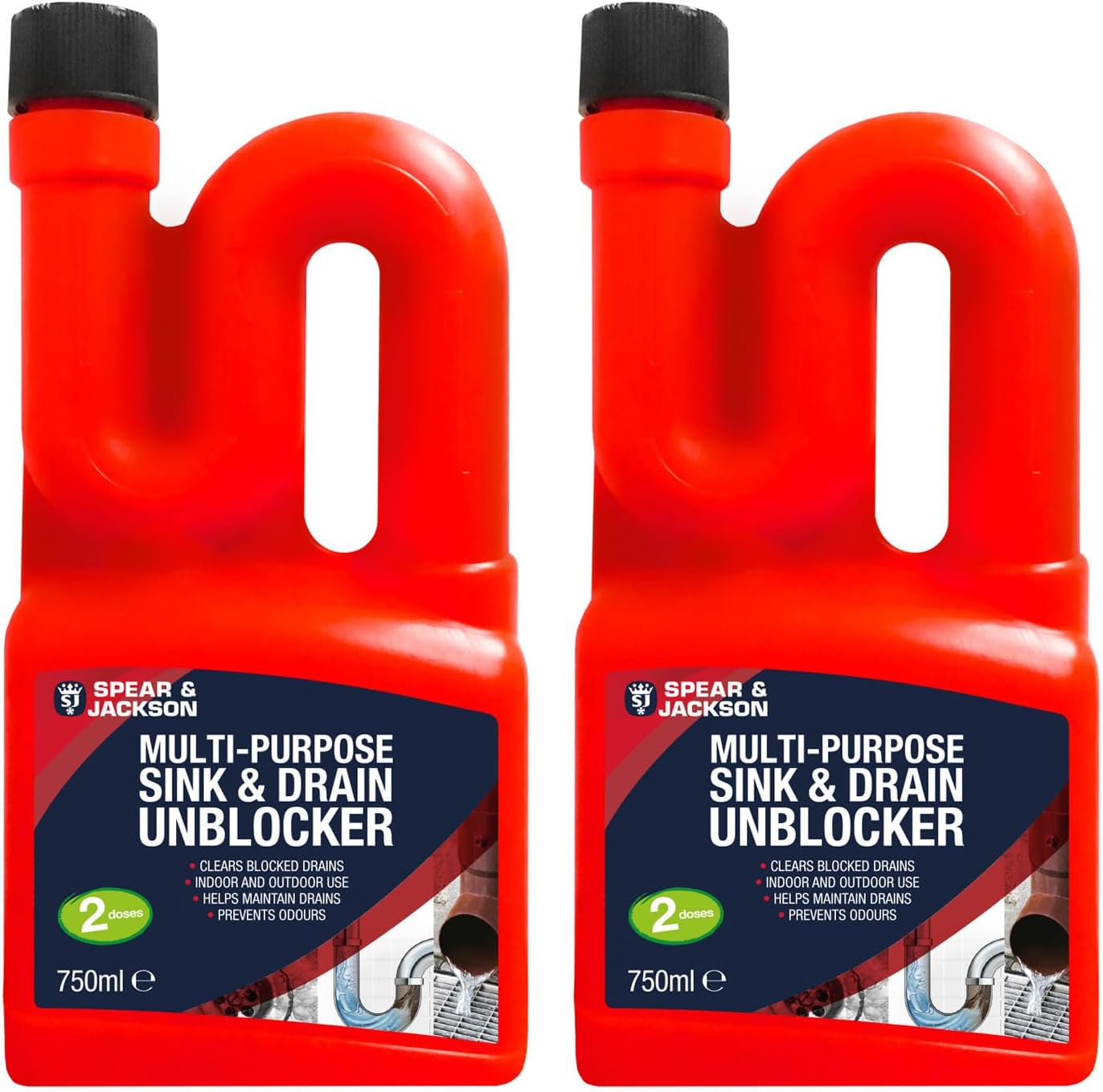 Jeyes Drain Unblocker, Powerful Outdoor Cleaning Fluid, Cleans and