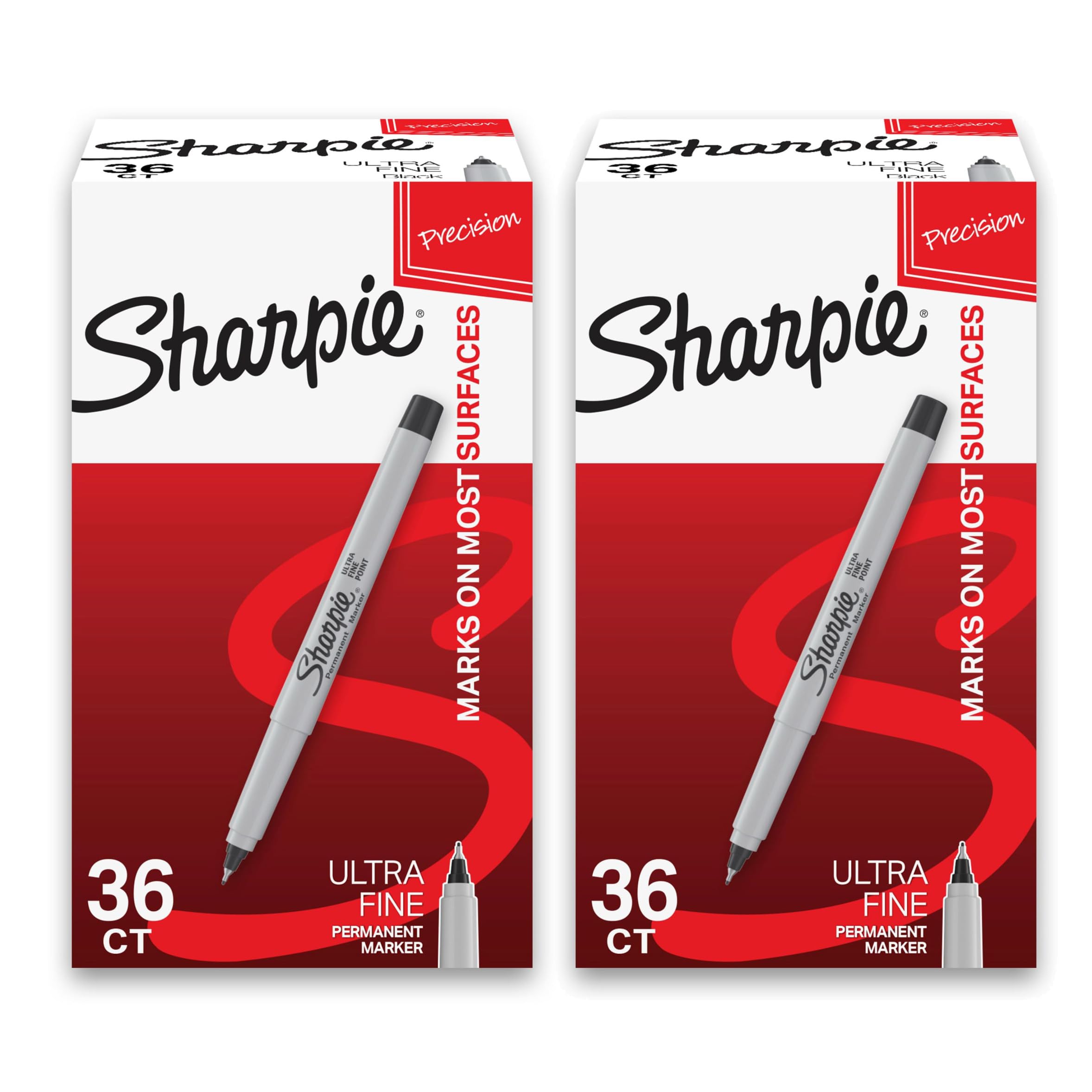 Permanent Markers by Sharpie – 1 Count (Pack of 72), Black, Pack of 2, Model 20829602PK
