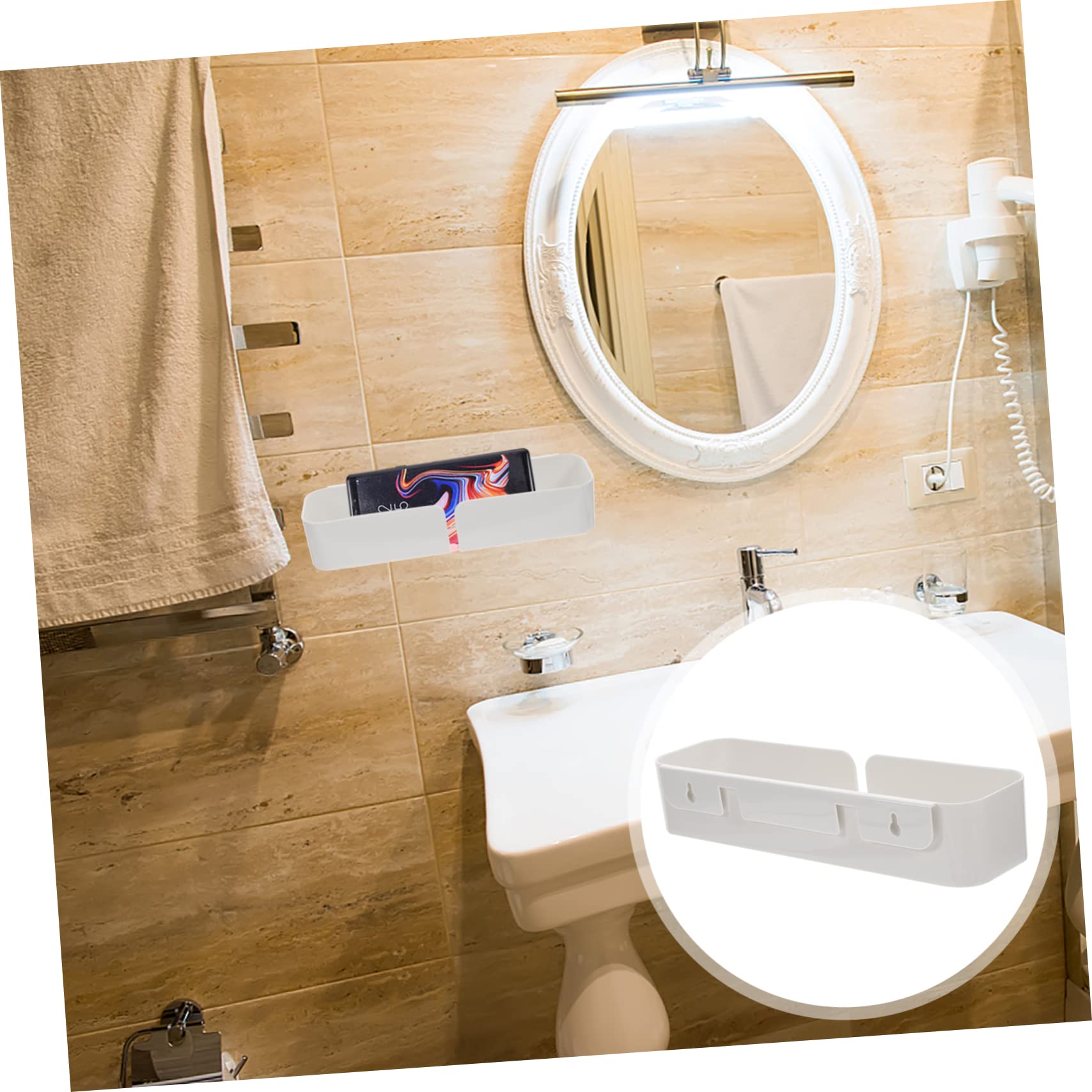 Guaber Wand Organizer Aufbewahrungsbox - Mehrstöckiger Regal-Organizer Für Kosmetik & Bücher