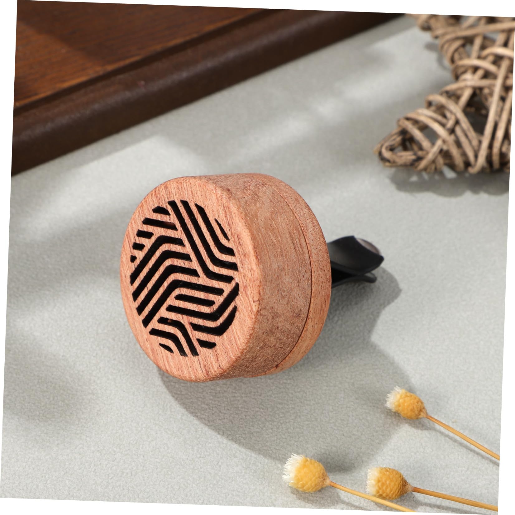 PLAFOPE 5 Pz Diffusore Di Aromi Auto Mini Diffusore Per Oli Essenziali Incenso Diffusori Profumo Per Le Donne Medaglione Diffusore Di Profumo Clip Di Olio Essenziale Bottiglie Palissandro