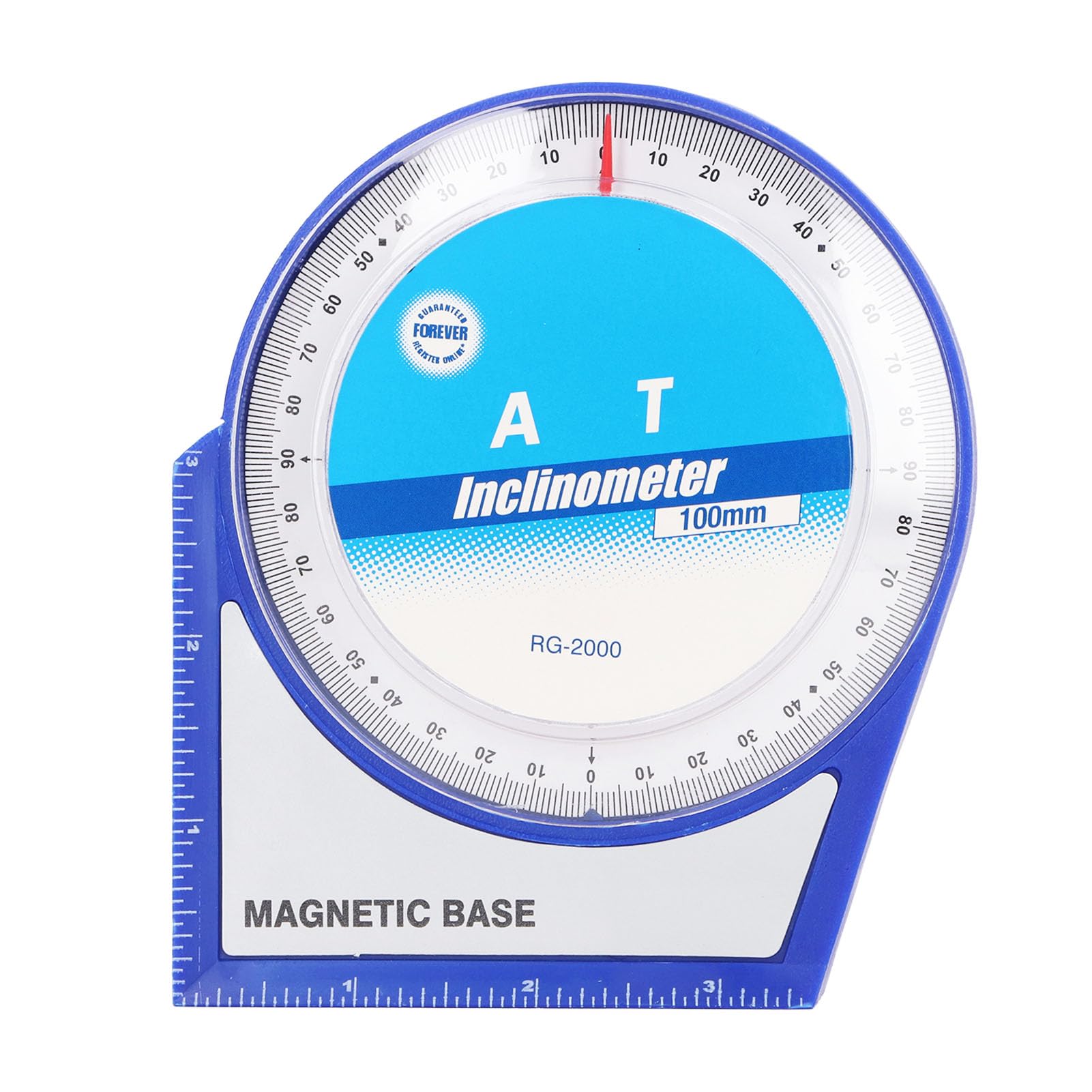 Angle Finder Locator, 4x90 Degree ABS Plastic Inclinometer with Strong Magnet, High Visibility Angle Markings for Efficiency and Convenience, Compact and Lightweight Angle Finder