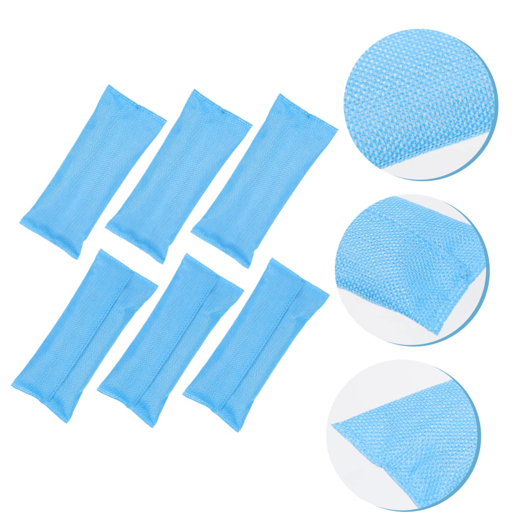 Sacchetti Deodoranti Per Scarpe e Armadi in Carbone Di Bambù Professionale, Borsa Sostituibile e Rigenerabile, Accessorio Compatto Per Casa e Auto, Confezione 6 Pezzi