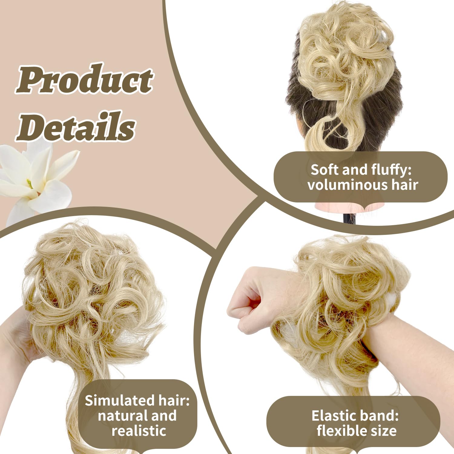 Messy Bun Hair Piece - Image 4
