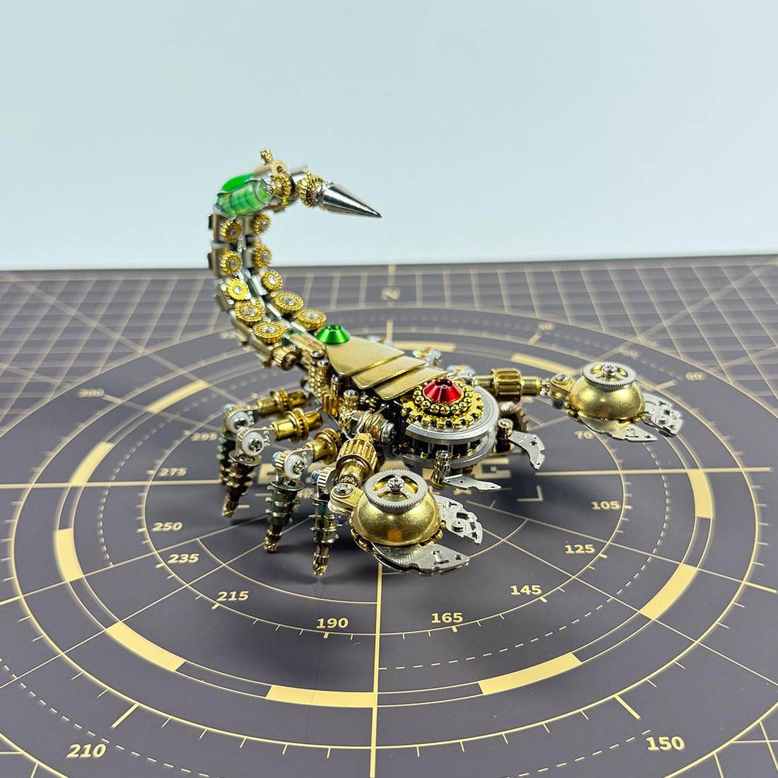 3D Metall Puzzle, Steampunk Mechanischer Skorpion Modellbaukasten, mechanische Insekten Tiermodelle, DIY Dekoration als Geschenk für Erwachsene