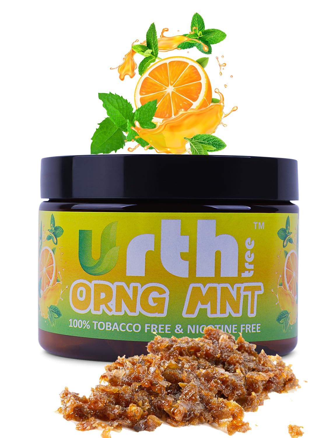 UrthTree Urth Tree Orange Mint MNT Hookah Shisha Tobacco Free Molasses Herbal