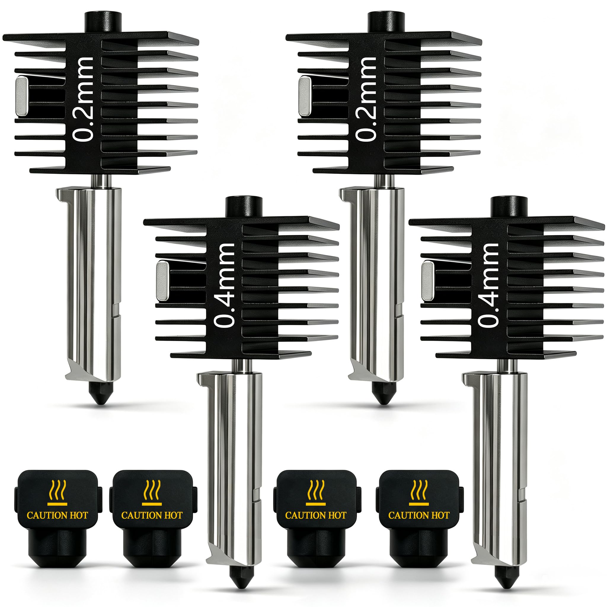 Bambu Lab Hotend Upgrade - 2 Pack 0.4mm Nozzles -11