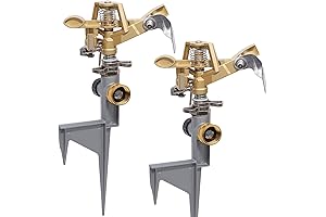 Biswing Impact Sprinkler: Spike Lawn Sprinkler for Optimal Irrigation