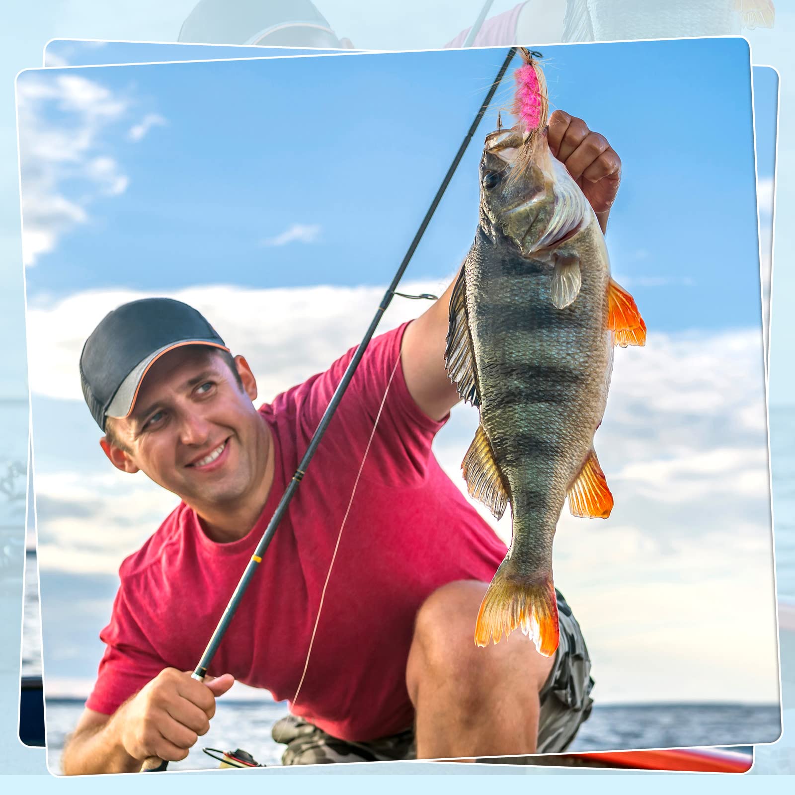 Gejoy Chenille Fliegenbindematerial - 12 Farben, Je 5m Für Nymphen, Bugger & Mehr | DIY Bastelset