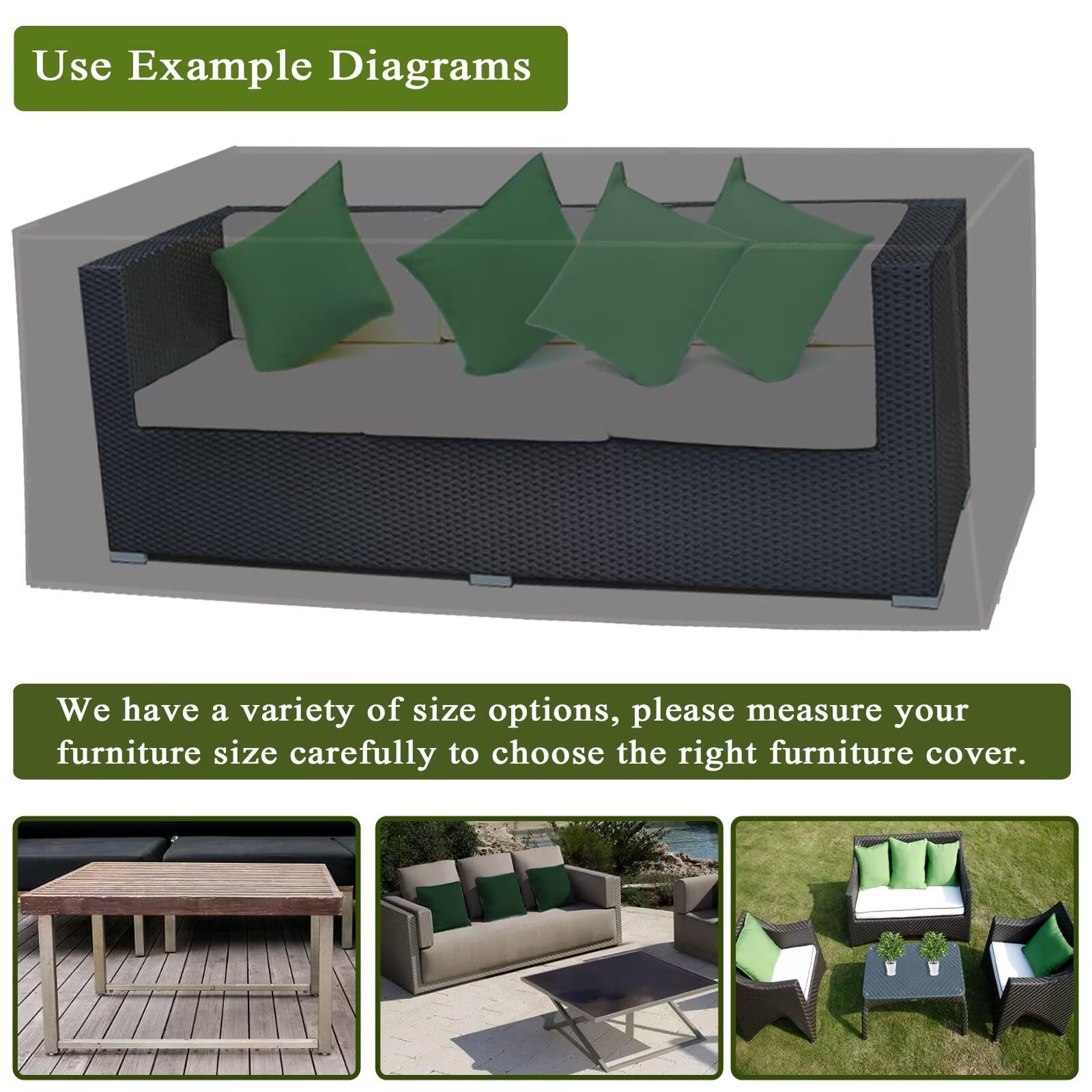 Copertura per Mobili da Giardino,Tessuto Oxford 420D Copertura per Tavolo da Giardino Esterno Rettangolare,Impermeabili,Antipolvere e Resistenti ai Raggi UV Marrone 200x130x75cm