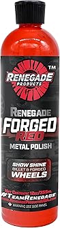 Renegade Products USA - Forged Red - Forged Metal Polish for Billet Wheels & Soft Aluminum, Soft Metal & Forged Wheel Polish, Billet Aluminum Cleaner & Polish, 12oz.