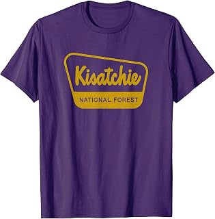 Kisatchie National Forest Vintage Inspired Sign Graphic T-Shirt