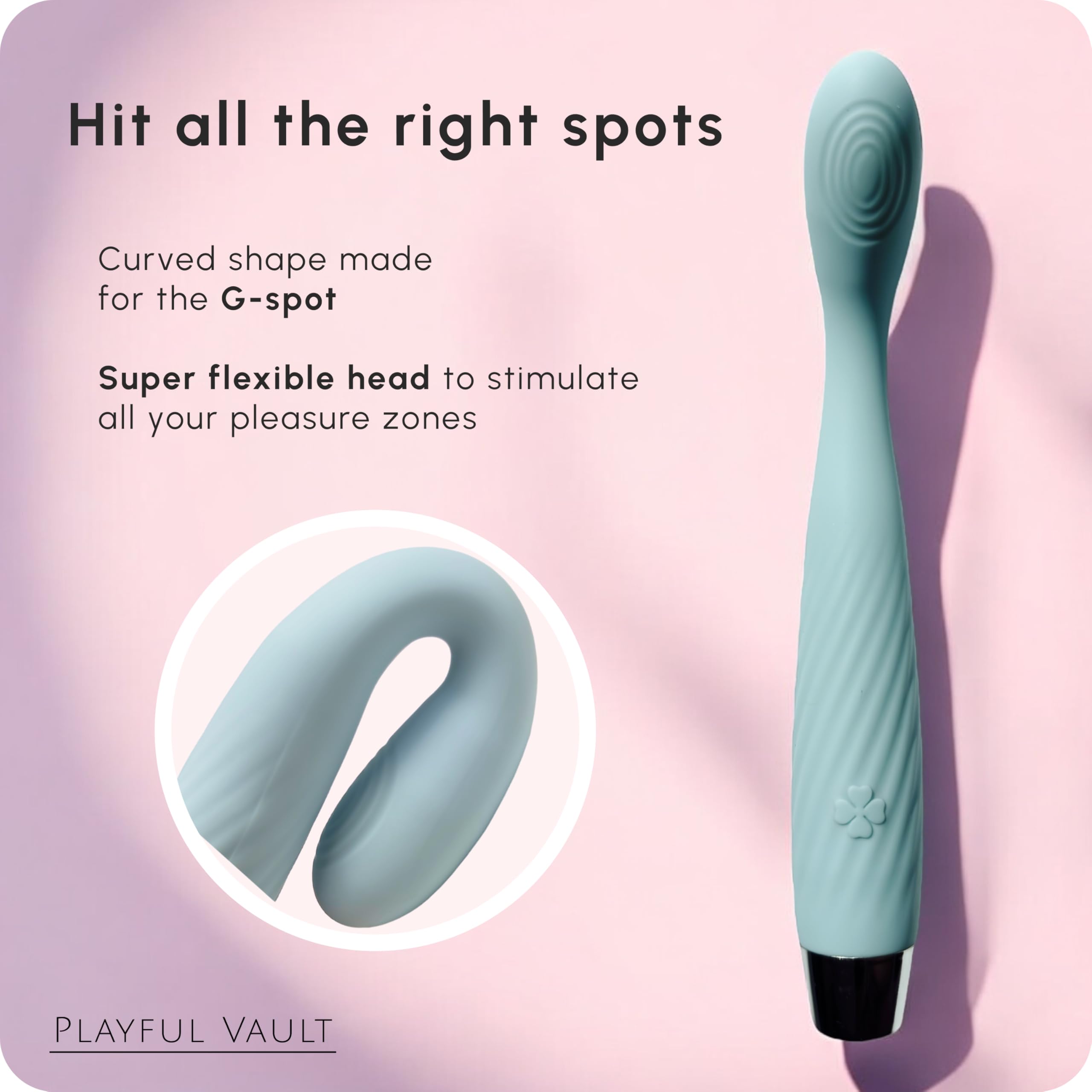 Amazon.com: Luna Vibrator by Playful Vault – 7-Speed Rechargeable