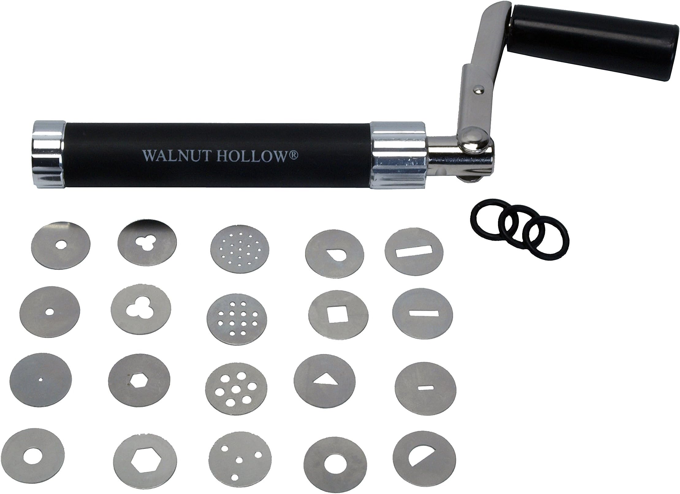 Walnut Hollow Clay Extruder with Easy Crank Handle, Brown