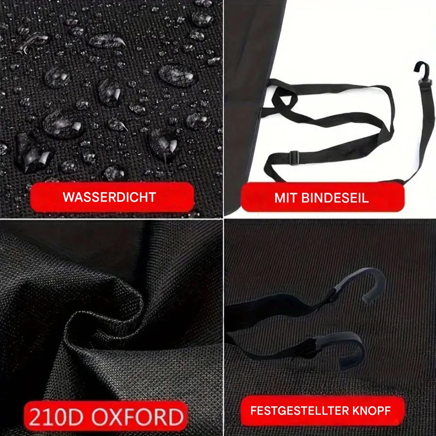 Hecktür Markise - Sonnenschutz Markise für Transporter Van Truck Motorhome | Winddicht Wasserdicht Oxford Tuch Camping Rückwand Überdachung | Outdoor Picknick Reise Schutzdach