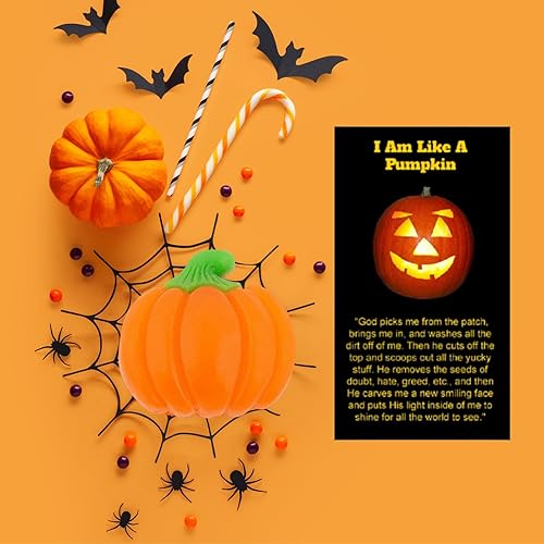 Miniatura 9 de Biblebanz 38 juegos de tarjetas de felicitación de bolsillo con diseño de calabaza con forma de calabaza con forma de calabaza alternativas de