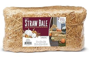 FloraCraft Straw Bales for Maximum Gardening Creativity and Decor