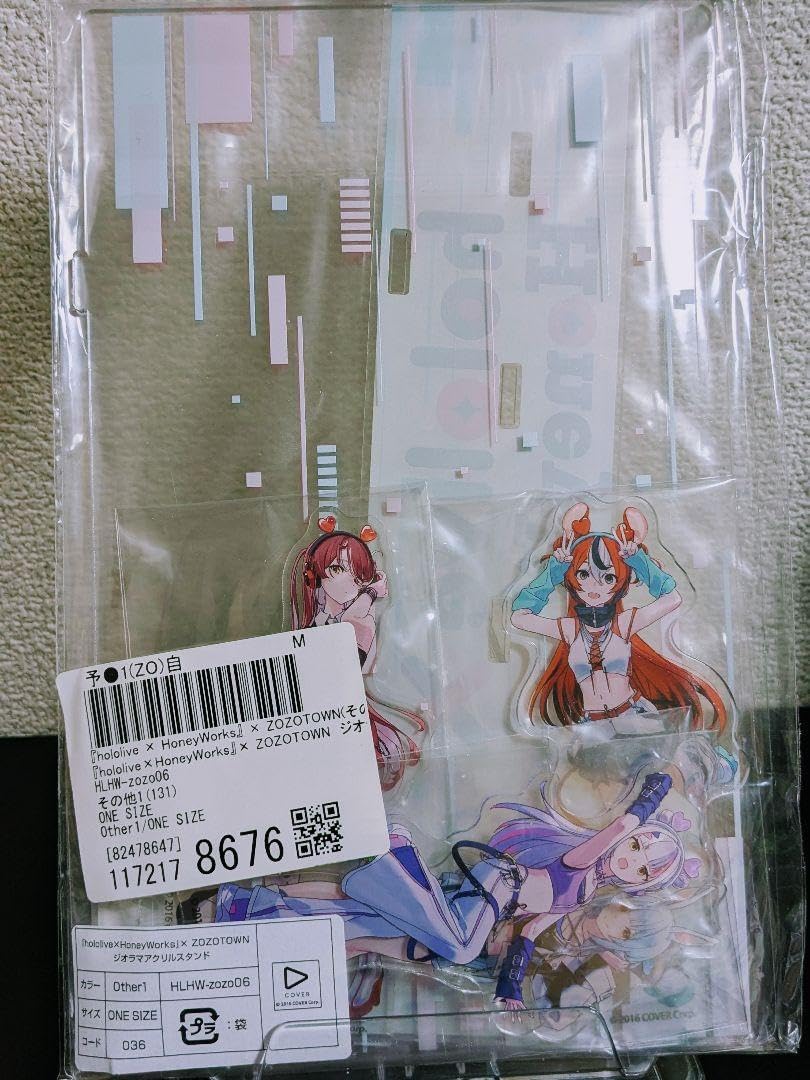 ホロラ × ハニーワークス × ZOZOTOWNアクリルジオラマ hololive