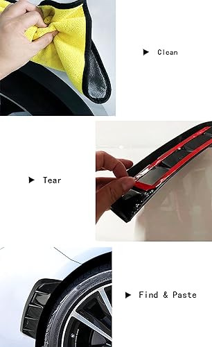 Miniatura 6 de Adhesivo decorativo para ventilación lateral de entrada de automóvil, cubierta universal para guardabarros, flujo de aire, branquias de tiburón,