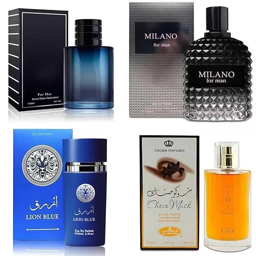 Miniatura 14 de Set de 4 Colonias para Hombre Incluye Aromas de Choco Musk/SE/Invincible/Milano de Madera, Especiada, Cítrico y Aromático eau de parfum Set de