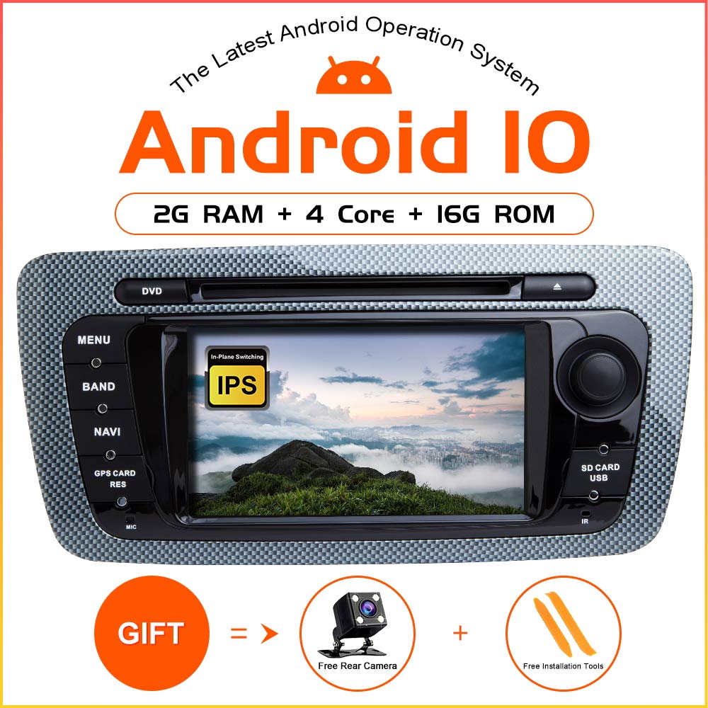 Buy ZLTOOPAI Android 10 Car DVD Player Auto Radio for Seat 6J MK4