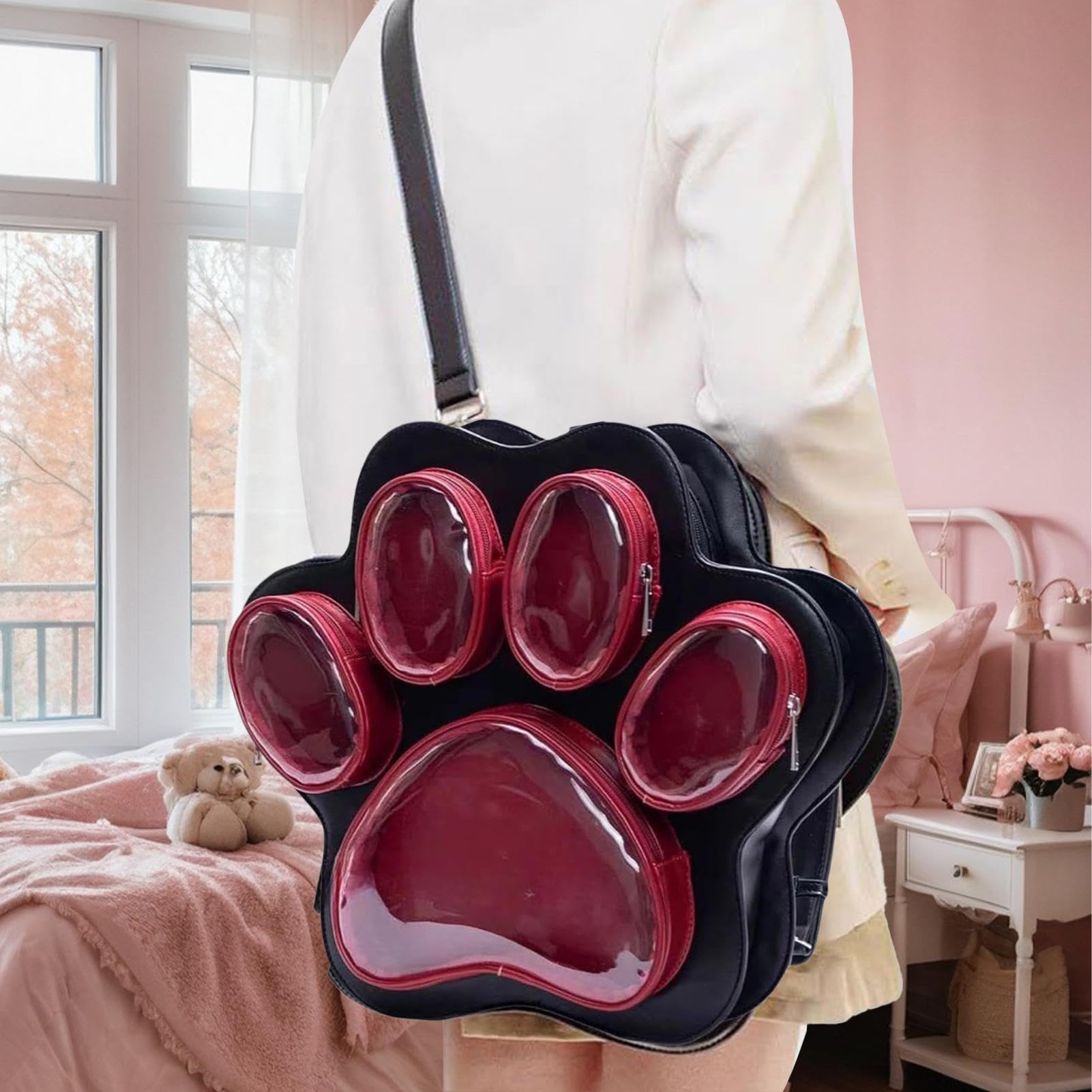 Mochila Para Escuela Mochila Escolar Infantil Con Patas de Gato