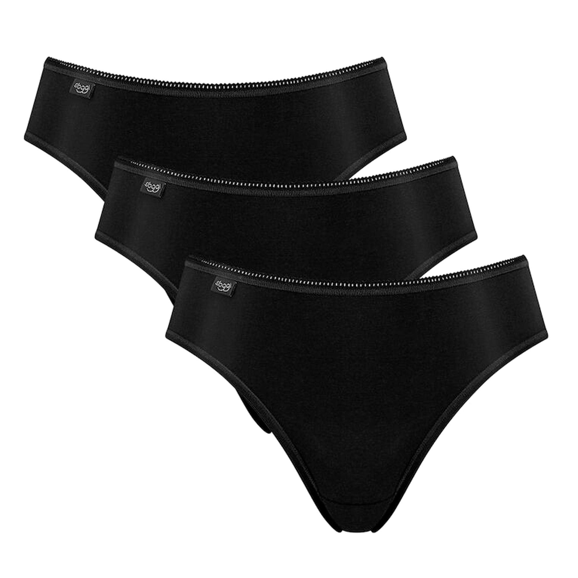 Sloggi Women's Black 24/7 Microfibre Tai C3p,