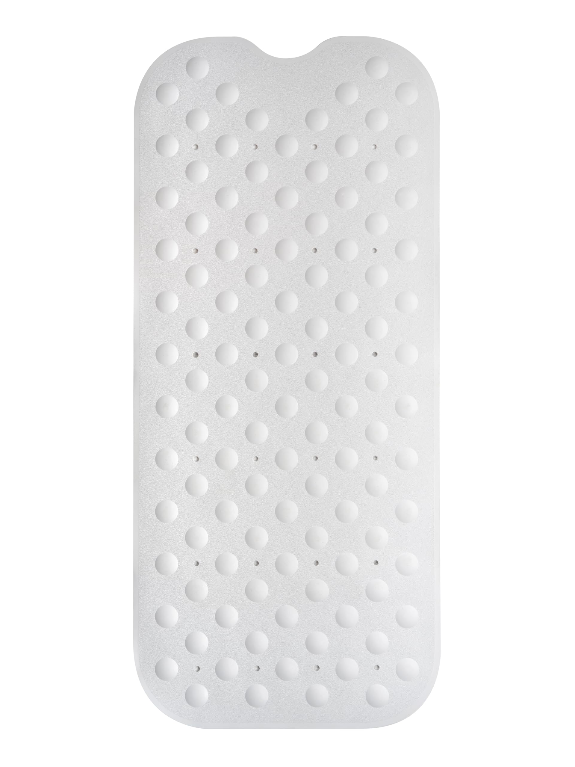 Showerdrape Extra Long Bath Mat Non Slip Bathtub Strong Suction Anti-Mold Rubber Shower Mat Orbit